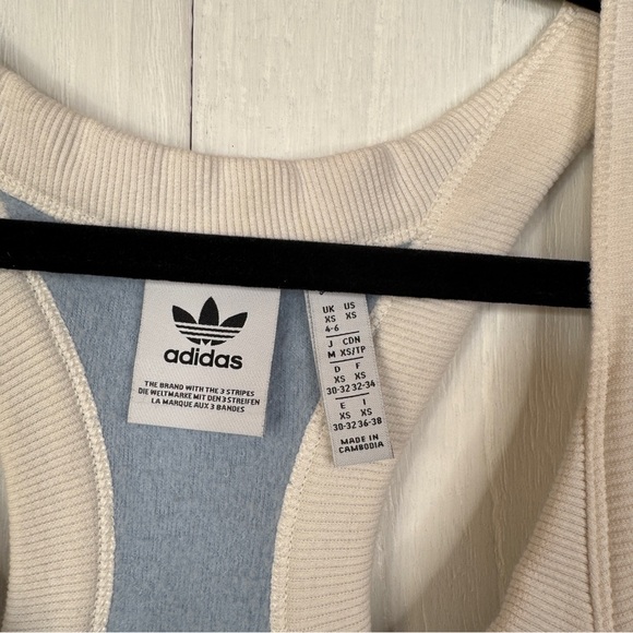 Adidas Light Blue Terrycloth Racerback Dress - Picture 6 of 6